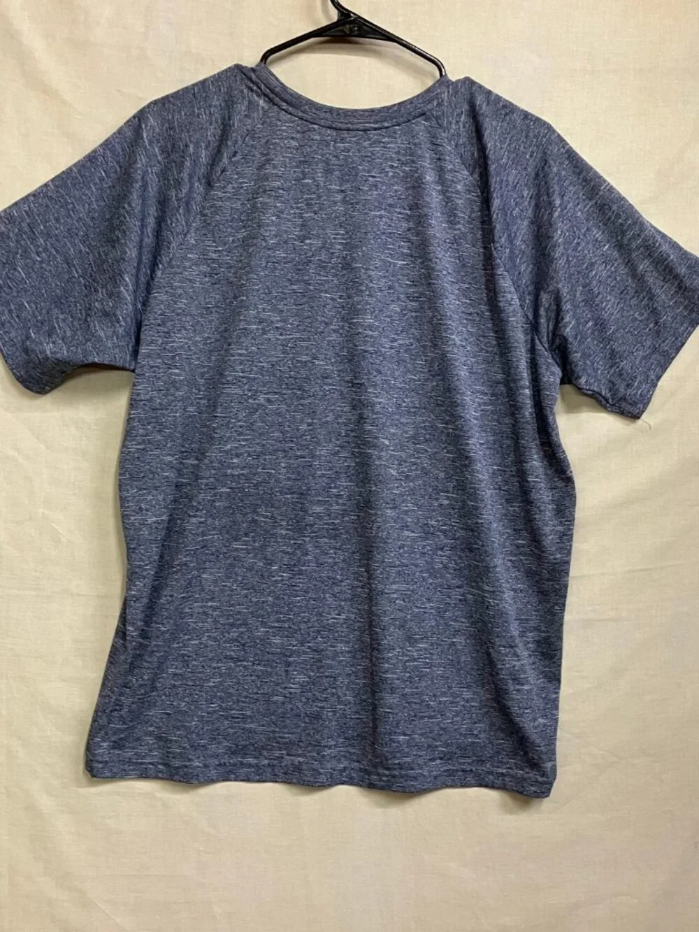 Nike Heather Hydroguard T-shirt Men's Size L Blue Short Sleeve Crew Neck UPF 40+